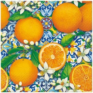 Paw Serwetki Lunch Orange Boom różne celuloza [mm:] 330x330 Paw (SDL145900)