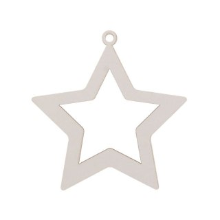 Sadpex Bombki Gwiazdka 6 drewniana Sadpex (DCH63b)