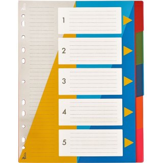 Tetis Przekładka numeryczna numeryczne A4 mix 5k 1-5 Tetis (BP630-5)