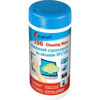 Titanum Chusteczki do czyszczenia ekranów LCD/TFT 100 szt Titanum