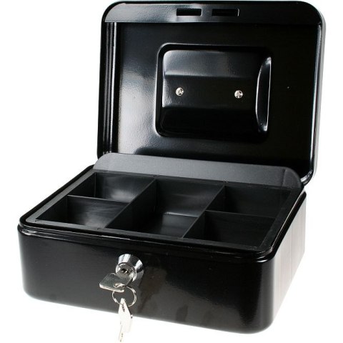 Titanum Kasetka metalowa Titanum rozm.S 152x115x80 mm czarna (K-150BK(S))