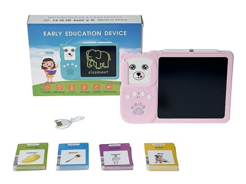 Adar Zabawka edukacyjna tablet edukacyjy polsko-angielski, czytnik kart do nauki Adar (615304)