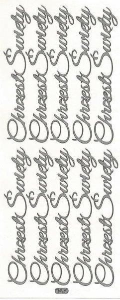 Farro Naklejka (nalepka) Chrzest Święty złote Farro (147)