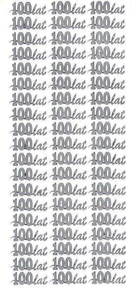 Farro Naklejka (nalepka) Sto lat srebrne Farro (096)