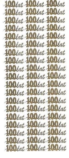 Farro Naklejka (nalepka) Sto lat złote Farro (096)