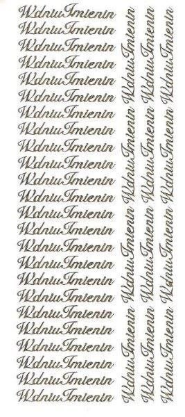 Farro Naklejka (nalepka) W dniu imienin złote Farro (067)