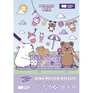 Happy Color Blok artystyczny A4 120g 8k Happy Color (HA 3812 2030-MAYU)