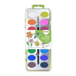 Happy Color Farby akwarelowe 12 kolor. Happy Color (HA 3360 28KK-S12)