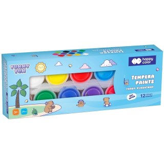 Happy Color Farby plakatowe Yummy Yum kolor: mix 12 kolor. Happy Color (HA 3310 0025-YU12)