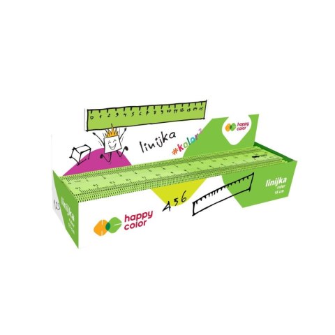 Happy Color Linijka plastikowa 15cm Happy Color (HA 2511 1503-KK)