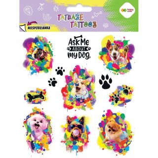 Happy Color Tatuaż zmywalny Funny dogs Happy Color (HA 4261 1520-KA03)