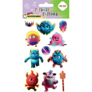 Happy Color Tatuaż zmywalny Monsters Happy Color (HA 4261 1020-KP04)