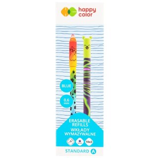 Happy Color Wkład do długopisu wymazywalny wkład niebieski 0,6mm Happy Color (HA 4129 20A6-3)