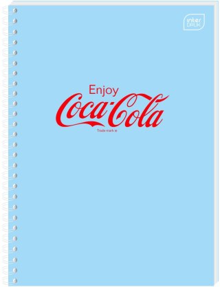 Interdruk Kołozeszyt (kołonotatnik) COCA COLA SOFT TOUCH A6 80k. 70g krata Interdruk