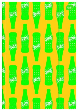 Interdruk Teczka kartonowa na gumkę COCA COLA MAT+UV A4 mix Interdruk