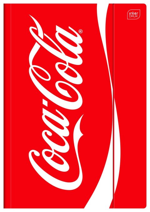 Interdruk Teczka kartonowa na gumkę COCA COLA MAT+UV A4 mix Interdruk