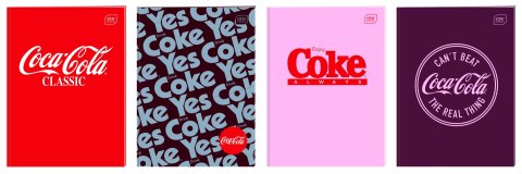 Interdruk Zeszyt tematyczny COCA COLA HYBRID A6 32k. 70g krata Interdruk (do słówek)