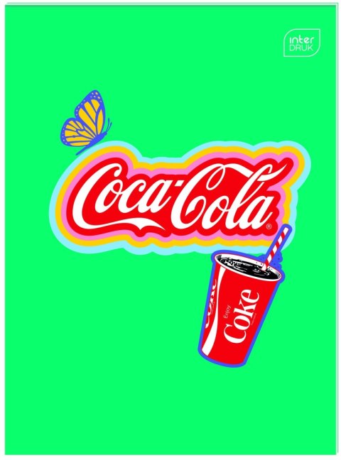 Interdruk Zeszyt tematyczny COCA COLA MAT+UV A6 32k. krata Interdruk (do słówek)