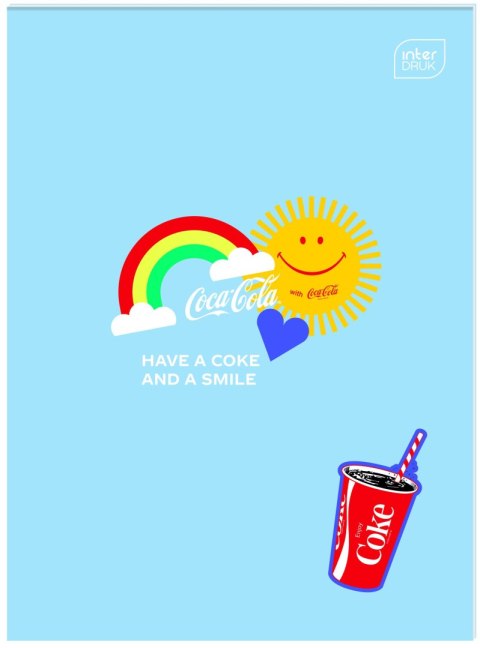 Interdruk Zeszyt tematyczny COCA COLA MAT+UV A6 32k. krata Interdruk (do słówek)