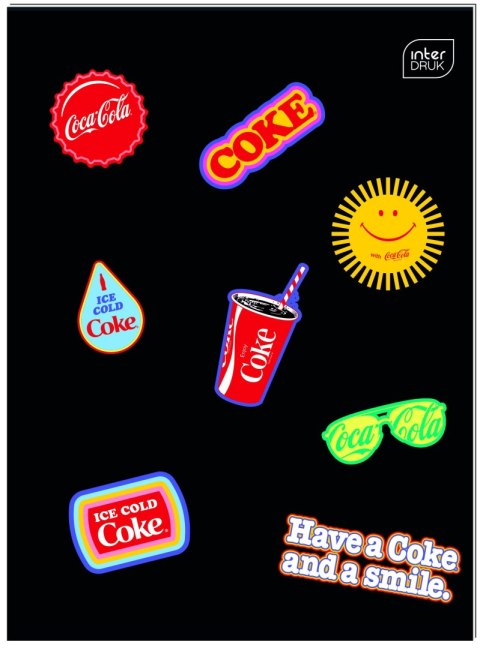 Interdruk Zeszyt tematyczny COCA COLA MAT+UV A6 32k. krata Interdruk (do słówek)