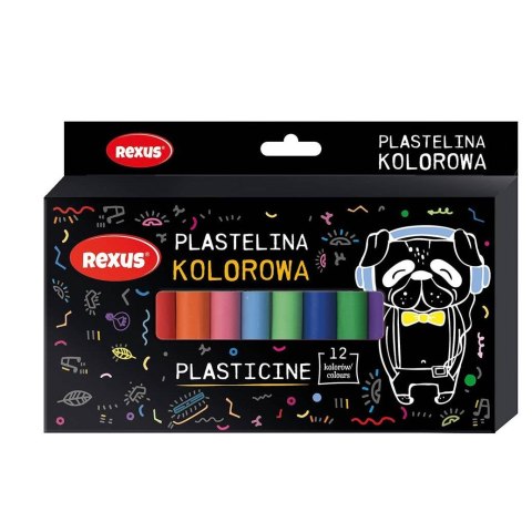 Rexus Plastelina 12 kol. Teens mix Rexus (9754)
