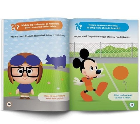 Ameet Książeczka edukacyjna Disney Maluch. Ubieranka. Kim jestem? Ameet (MUB 9201)