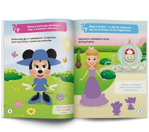 Ameet Książeczka edukacyjna Disney Maluch. Ubieranka. W co się ubrać? Ameet (MUB 9202)