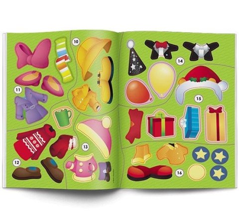 Ameet Książeczka edukacyjna Disney Maluch. Ubieranka. W co się ubrać? Ameet (MUB 9202)