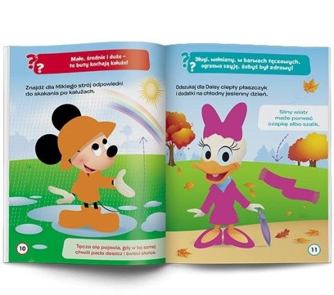 Ameet Książeczka edukacyjna Disney Maluch. Ubieranka. W co się ubrać? Ameet (MUB 9202)