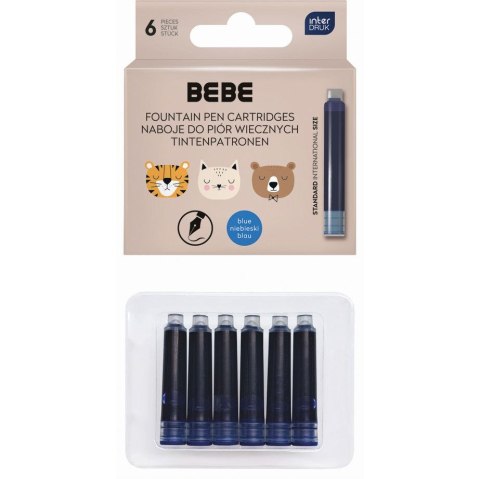 Bebe Naboje krótkie niebieskie Bebe (6 szt)