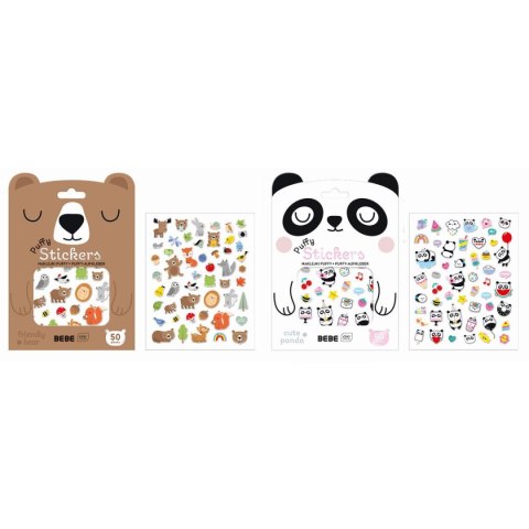 Bebe Naklejka (nalepka) BEBE FRIENDS 50 szt Bebe (puffy)