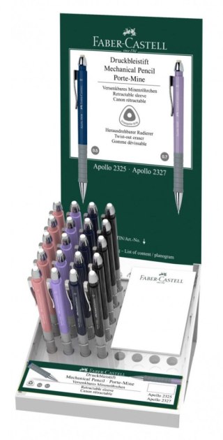 Faber Castell Ołówek automatyczny Apollo display 0,7mm Faber Castell (232720 FC)