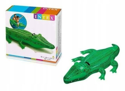 Intex Materac dmuchany Krokodyl 168 x 86 x 19 cm Intex (X-182)
