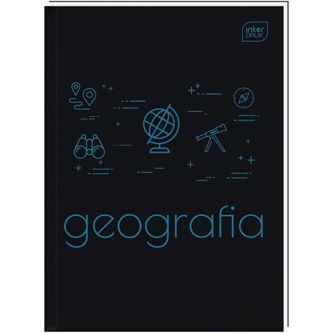 Interdruk Brulion GEOGRAFIA A5 80k. 70g krata Interdruk
