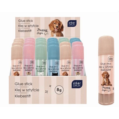 Interdruk Klej w sztyfcie PUPPY SIGN 8g Interdruk (12 sztuki)