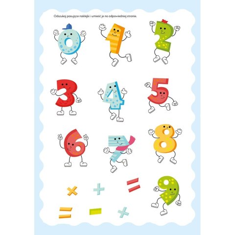 Interdruk Kolorowanka cyfry+zadania Interdruk