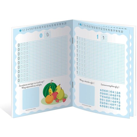 Interdruk Kolorowanka cyfry+zadania Interdruk