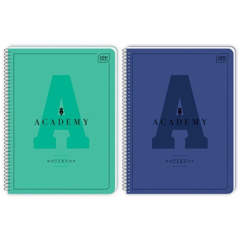 Interdruk Kołozeszyt (kołonotatnik) Academy Hybrid A5+ 80k. 90g linia Interdruk