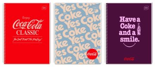 Interdruk Kołozeszyt (kołonotatnik) COCA COLA HYBRID A4 100k. 70g krata Interdruk