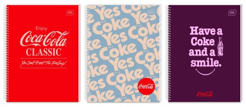 Interdruk Kołozeszyt (kołonotatnik) COCA COLA HYBRID A4 100k. 70g krata Interdruk