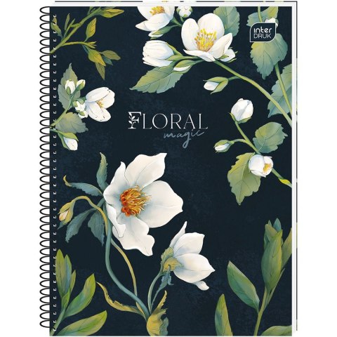 Interdruk Kołozeszyt (kołonotatnik) Hybrid Fiori A6 80k. 70g krata Interdruk