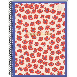 Interdruk Kołozeszyt (kołonotatnik) TUTTO BELLO metalic A6 80k. 70g krata Interdruk