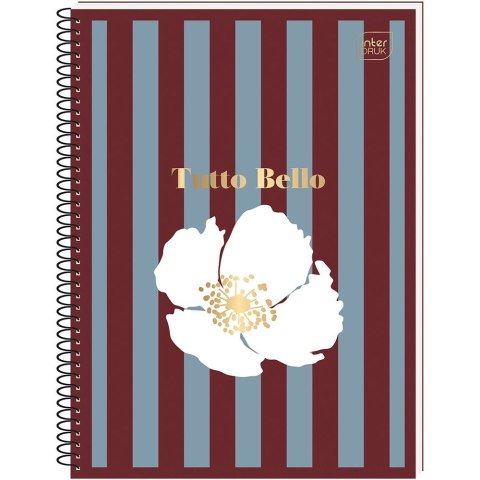 Interdruk Kołozeszyt (kołonotatnik) TUTTO BELLO metalic A6 80k. 70g krata Interdruk