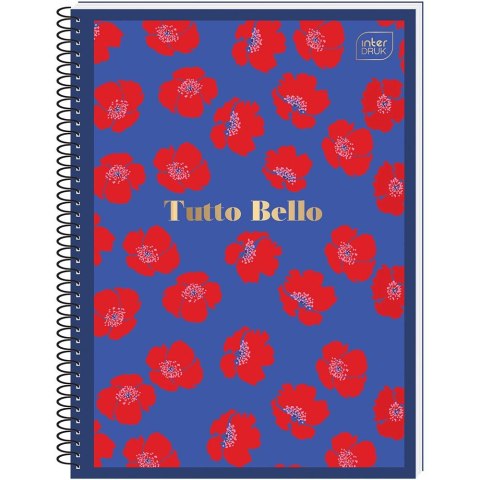 Interdruk Kołozeszyt (kołonotatnik) TUTTO BELLO metalic A6 80k. 70g krata Interdruk