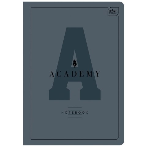 Interdruk Zeszyt A5 ACADEMY CARBON 60k. 70g linia Interdruk