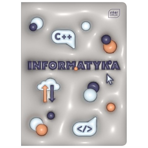 Interdruk Zeszyt tematyczny HYBRID INFORMATYKA A5 60k. 70g krata Interdruk (+pigułka wiedzy)