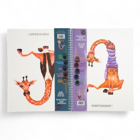 Narcissus Notes (notatnik) zyrafa A4 80k. krata Narcissus