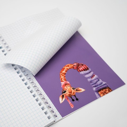 Narcissus Notes (notatnik) zyrafa A4 80k. krata Narcissus