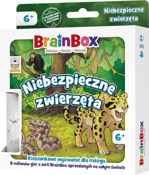 Rebel Gra edukacyjna BrainBox - Pocket - Niebezpieczne zwierzęta Rebel (5902650619982)