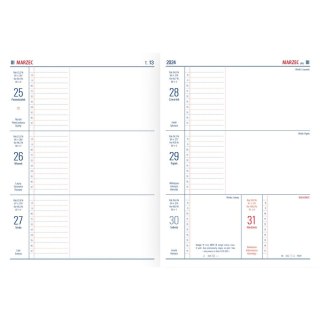 Telegraph Kalendarz książkowy (terminarz) TENO 145mm x 194mm Telegraph (0)